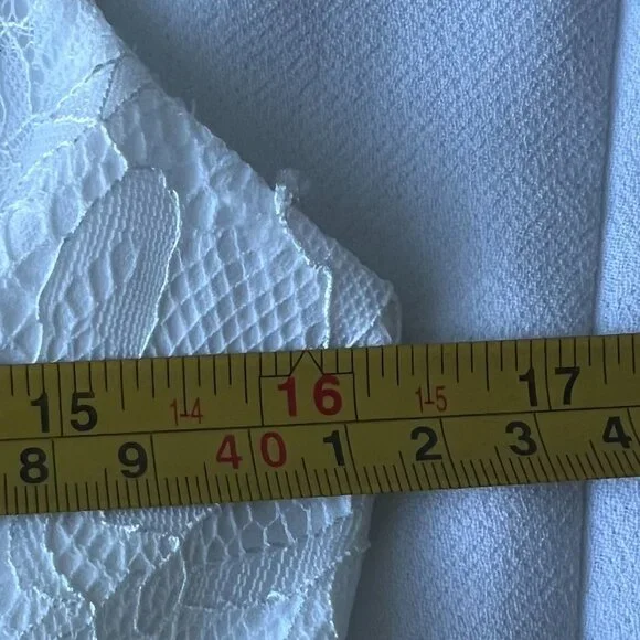 NWT BCBGeneration Mini Fit and Flare Dress in Optic White Size 6 - Picture 6 of 8